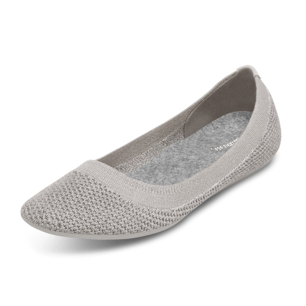 Allbirds Women\'s Tree Breezers - Flats Grey - LNG215034